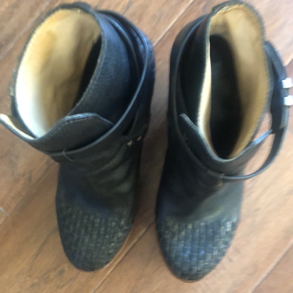 Vintage 2000s Rag And Bone Platform Wedge Booties - image 5